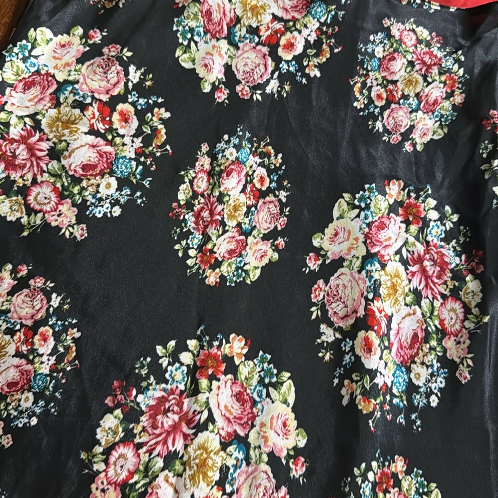 Vintage 90’s Jones New York satin-like floral maxi dress - Picture 6 of 6